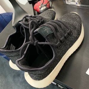 Adidas Tubular Shadow Black Shoe w/ Sparkles